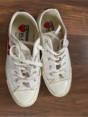 Pre-owned Converse x PLAY Comme des Garçons Chuck 70 Women’s Size 6